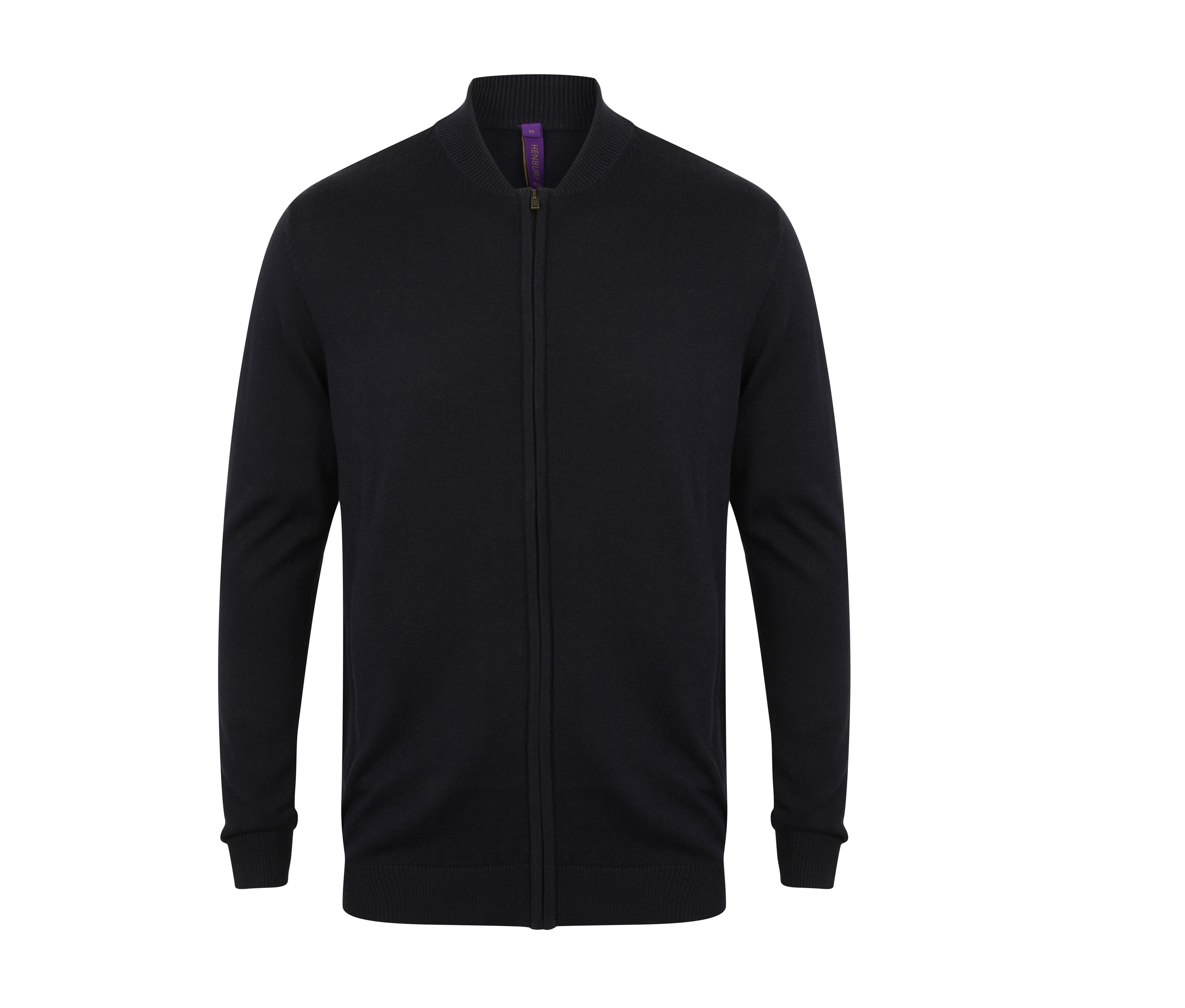 UNISEX KNITTED BOMBER JACKET